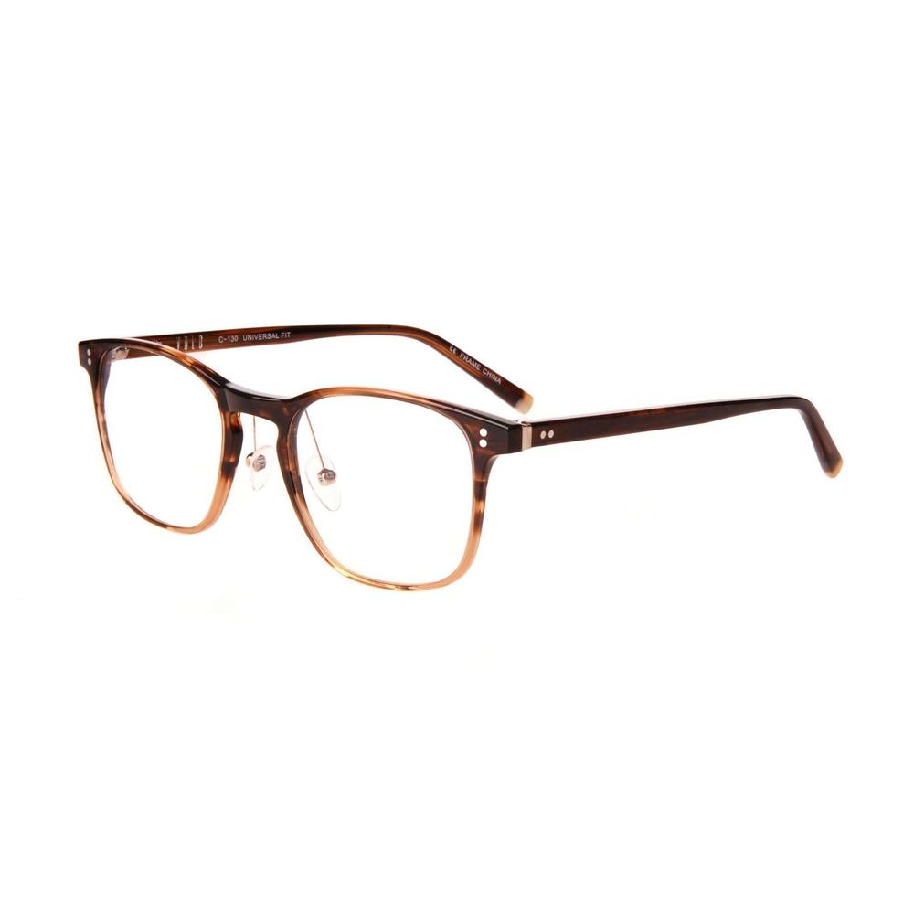 NEW Thin & Light VOLO Brown Fade C-130 Eyeglasses 51mm with Case